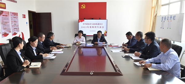 建水县人民医院党委及下属党支部召开2022年度组织生活会和开展民主评议党员